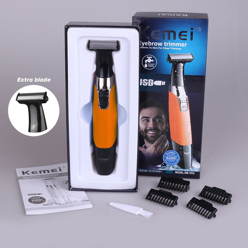 Electric Shaver 4D Men\&#39;s Electric USB Rechargeable for Men Adult Razor Cutter Shaving Beard Washable Face Care F40: with box-blade