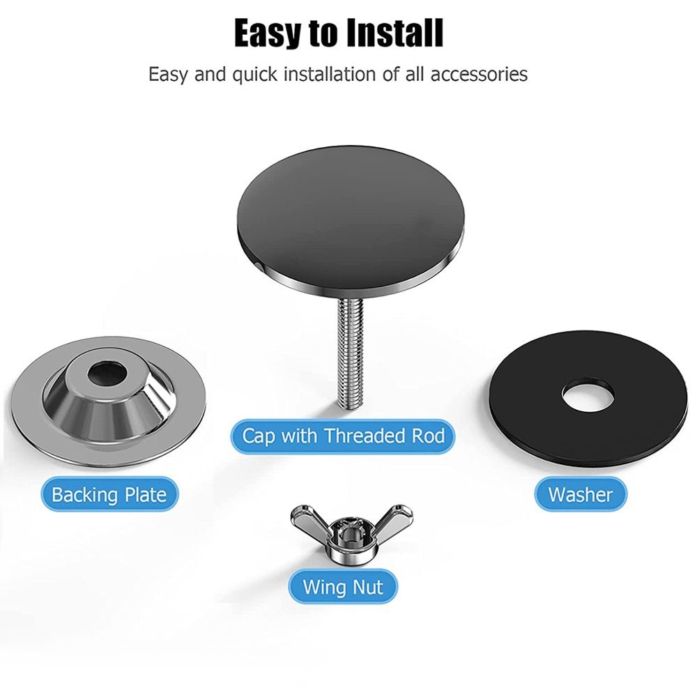 Kitchen Accessories Drainage Seal Water Stopper Stainless Steel Metal Tap Hole Plug Faucet Hole Cover Sink Plug Sink Hole Cover