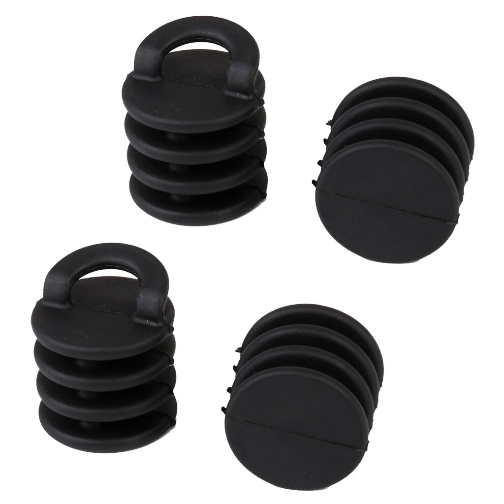 4Pcs Kajak Scupper Stoppers Kano Boot Afvoer Gaten Stekkers Bungs