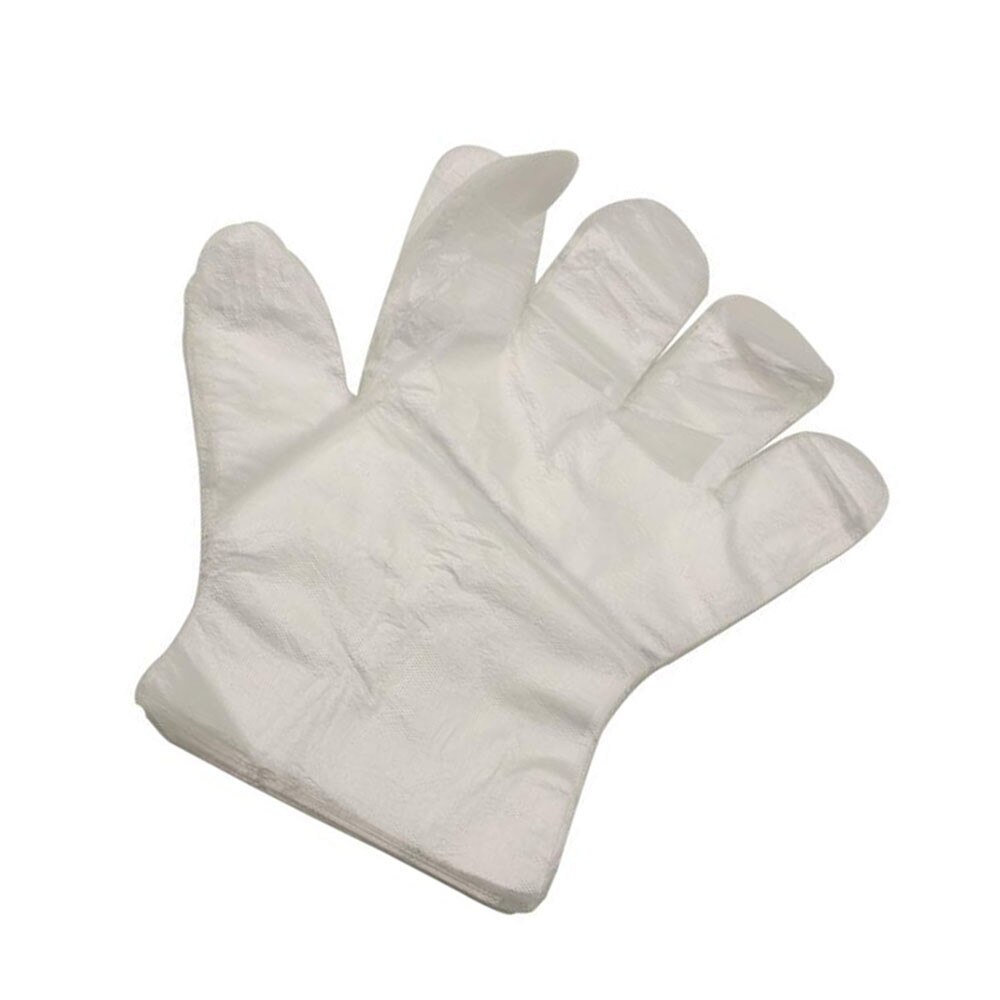 500 pçs luva descartável transparente fina luvas de vinil cozinha cozimento luva luvas de limpeza do jardim luvas de plástico doméstico