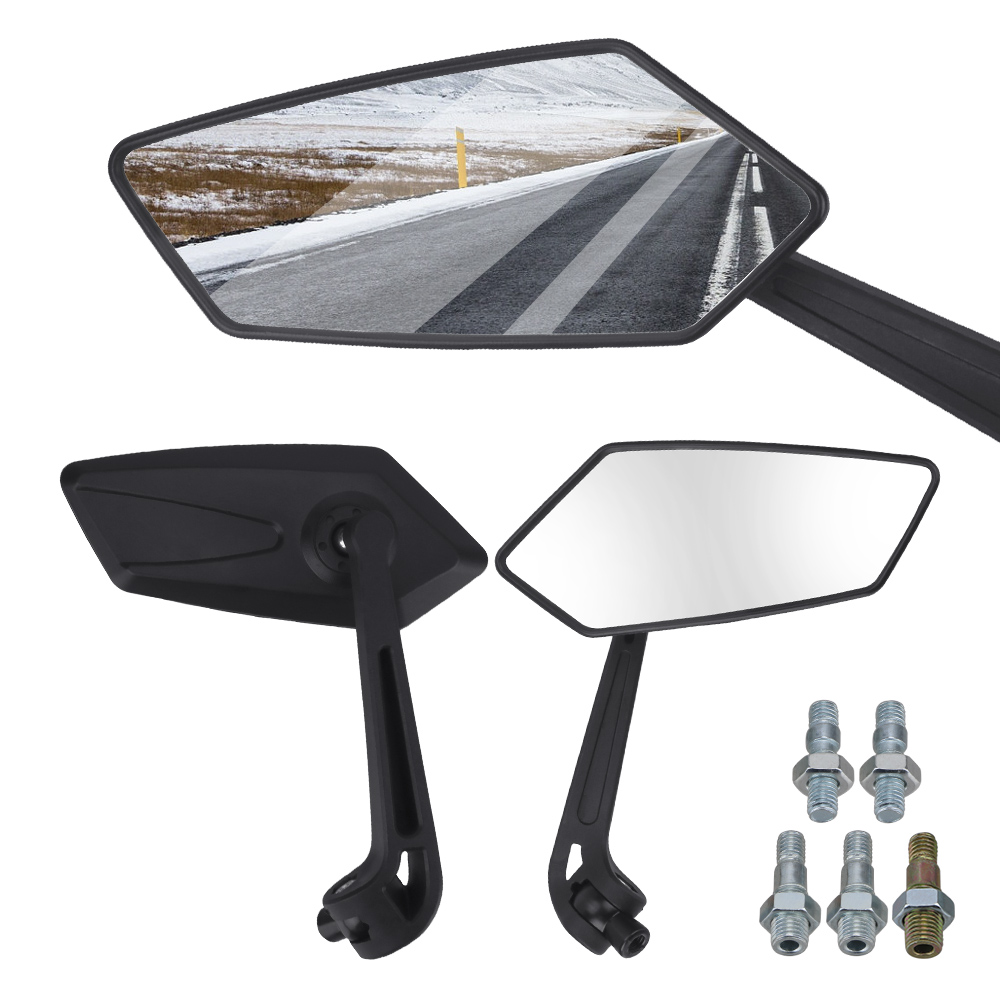 Yosolo Motorfiets Achteruitkijkspiegels Voor Café Racer Universeel Zwart Motorfiets Accessoires Zijspiegels