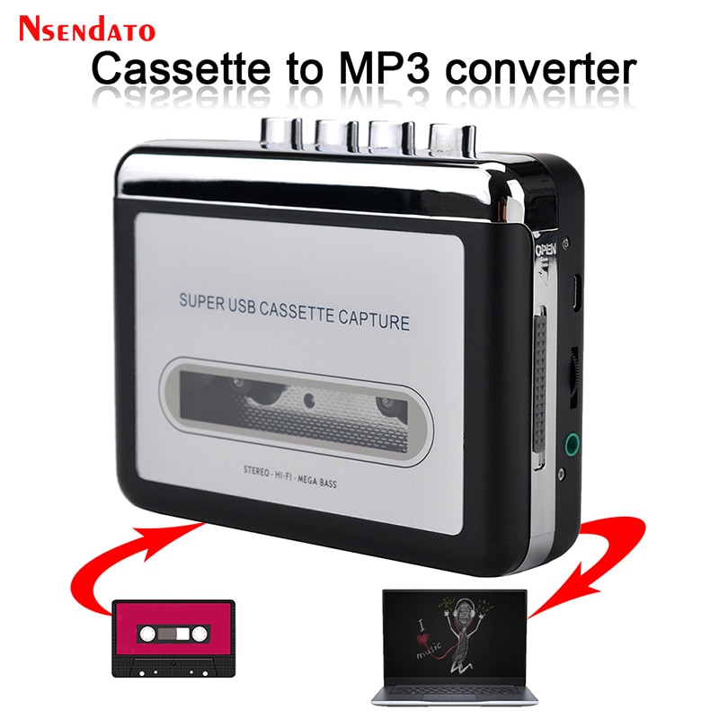 Ezcap 220 Cassette Capture Radio Speler Cassette Naar MP3 Converter Capture Audio Music Player Tape Cassette Recorder Via Usb