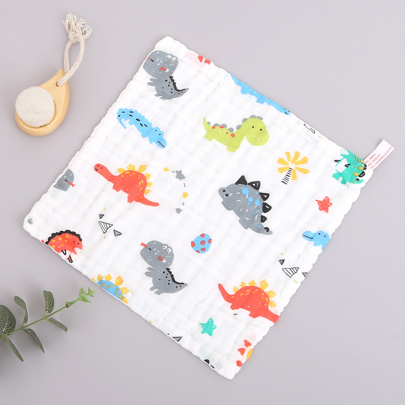 Serviette absorbante pour bébé, mouchoir pour -né, 1 pièce: dinosaur