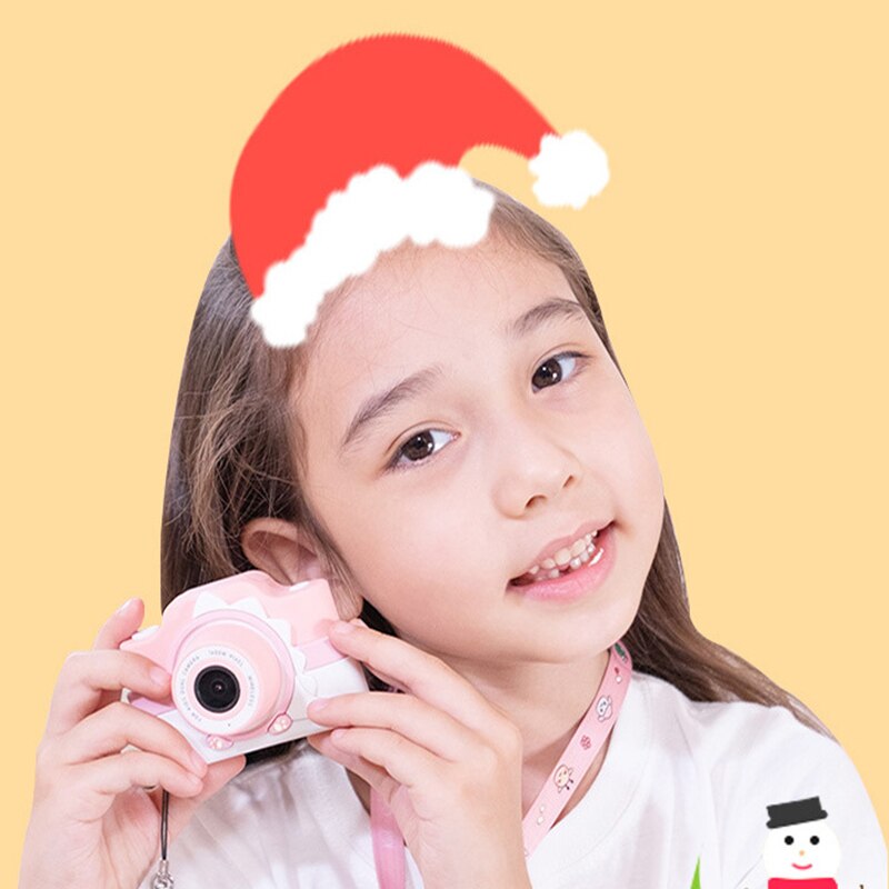 Mini cartoon kerstman kinderen wifi digitale camera kind educatief speelgoed voor kinderen baby verjaardag 24mp slimme kindercamera