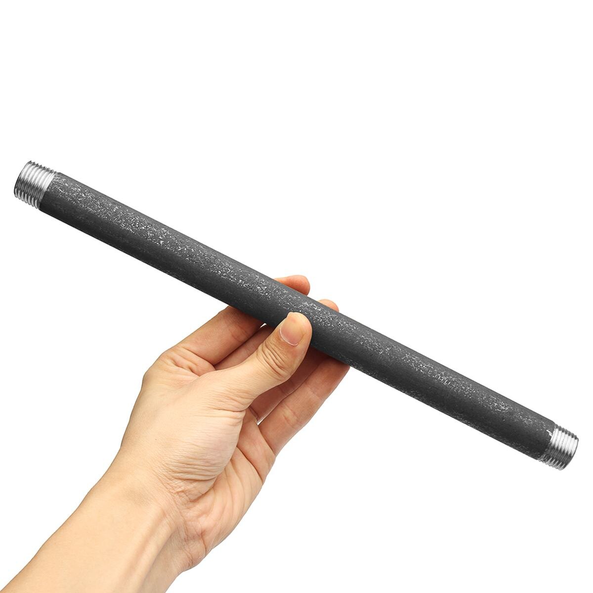 1/2 "DN15 Temperguss Gewinde Rohr Für DIY Flansch Armaturen Möbel Halterung 5/10/15/20/25/30cm