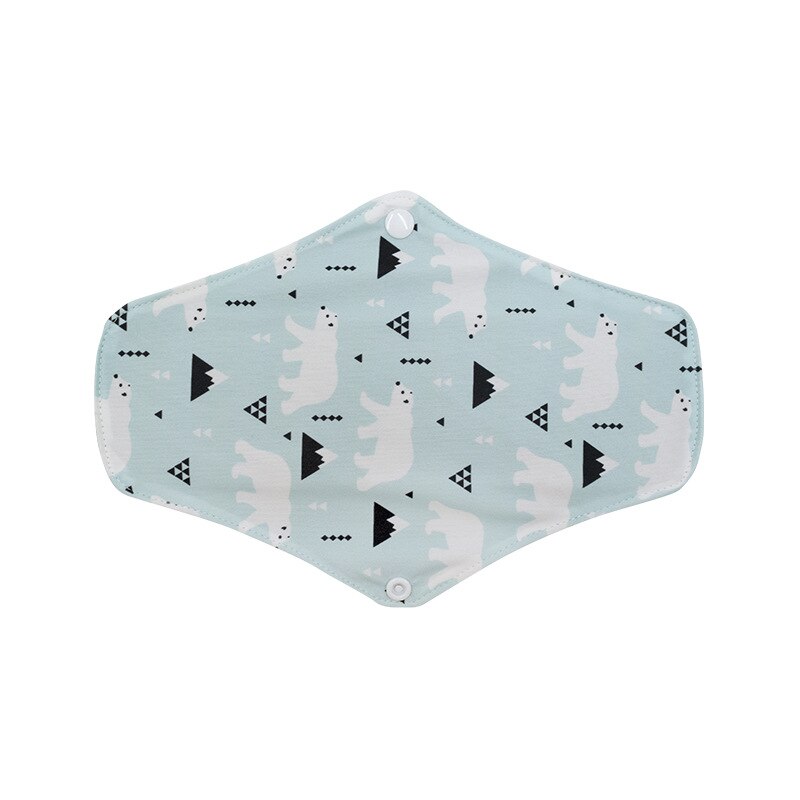 18*25CM Menstruations Pads für Nacht Verwenden frauen feminin higgiene mehrweg menstruations Pad Atmungs Waschbar Tuch Pads: YWS-M02