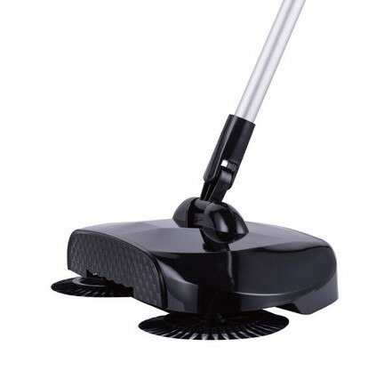 Sweeping Machine Push Type Hand Push Magic Broom: Black