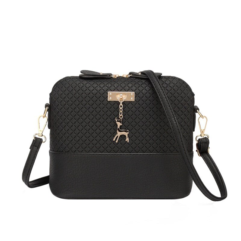 Mara 'S Droom Vrouwen Tas Messenger Bags Mode Tas Met Herten Speelgoed Shell Vorm Meisjes Schouder Crossbody Tassen Sac een Belangrijkste Femme: C Black