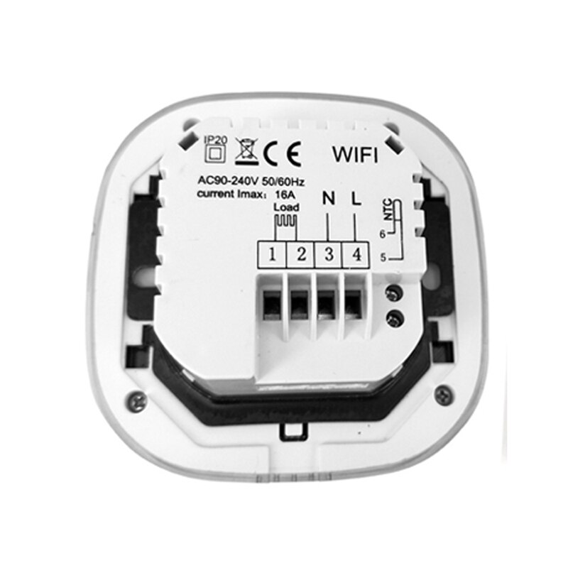 Wifi pressscreen termostat programmerbar temperaturregulator elektrisk /vand gulvvarme termostat kompatibel med goo