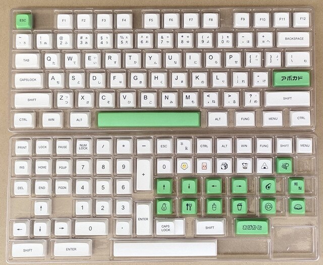 Arabische Keycaps Kikkers Thema Keycaps Set OEM Dye Sublimaties Voor 61/64/68/75/87/98/104 Mechanische Toetsenbord