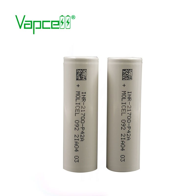 original li ion battery molicel 21700 4200mah 30A / 45A P42A 3.7V cell rechargeable batteries for flashlight