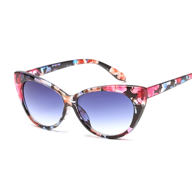 Cat eye zonnebril dames merk luxe zonnebrillen voor dames luipaard kleine tinten vrouwelijke dame