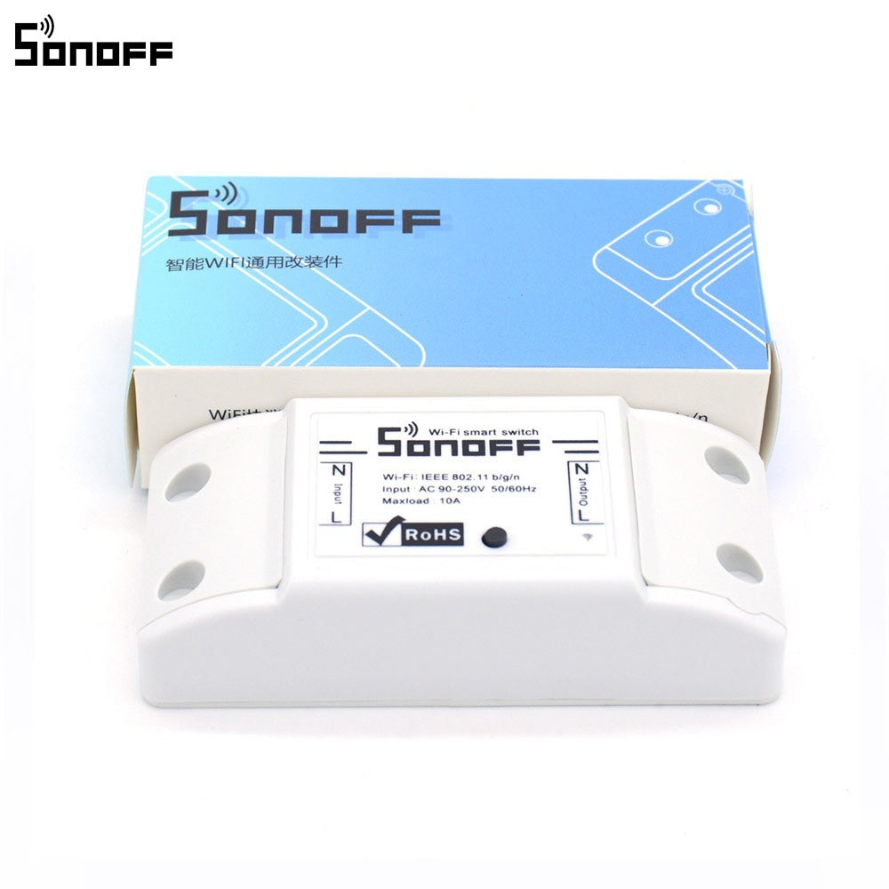 Sonoff – interrupteur Intelligent Wifi de base 10A, 3 pièces, interrupteur d'alimentation sans fil à distance, commutateur Wifi universel Intelligent à bricolage soi-même, fonctionne avec Alexa