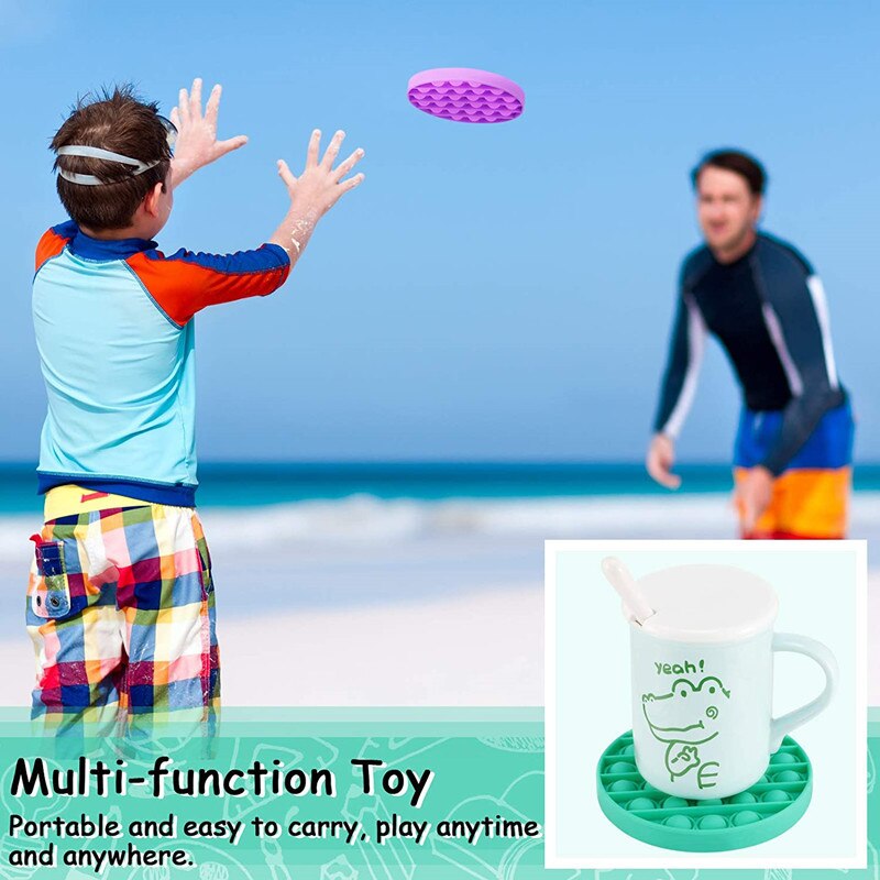 Fidget Speelgoed Popit Push Bubble Zintuiglijke Speelgoed Autisme Speciale Behoeften Stress Reliever Antistress Squeeze Speelgoed Popsit Reliver Stress