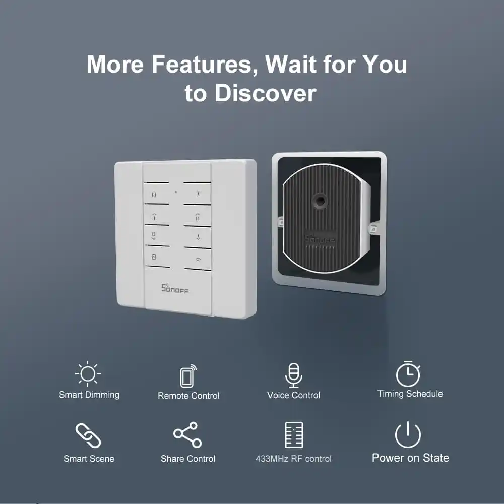 SONOFF D1 Clever Dimmer DIY Wifi Schalter Clever Heimat Szenen eWelink APP &Ampere; RF RM433 Fernbedienung Arbeit Mit Alexa google Hause