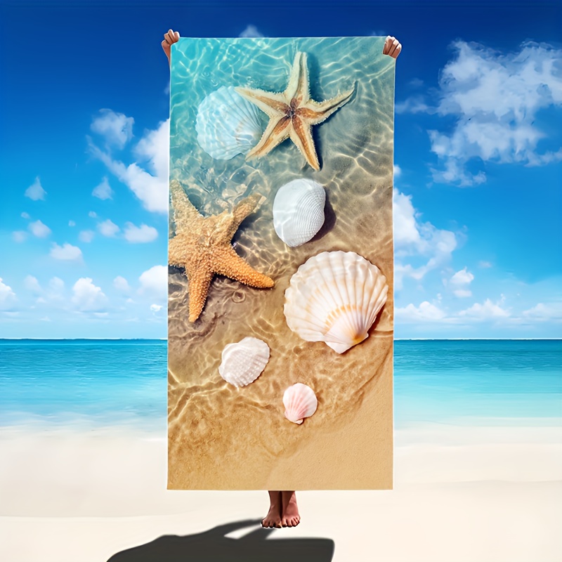 Schwimm-Badetuch, Mikrofaser-Strandtuch, dünn, saugfähig, extra großes Handtuch für Strand, Schwimmen, Camping, Yoga, Schlecht, Sport