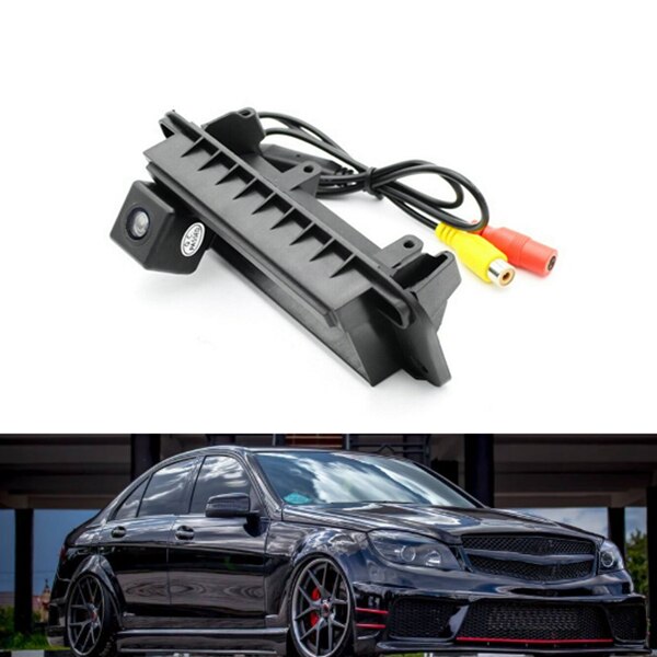 Til mercedes benz c  w204 c180 c200 c260 bagagerumshåndtag backup kamera ccd bil bakkamera kamera bak parkeringskamera