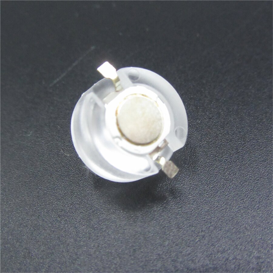 50 Uds. 13mm lente 15 30 45 60 90 100 grados 13mm Mini IR LED PCB ángulo lente para 1W 3W 5W LED lámpara convexa lentes