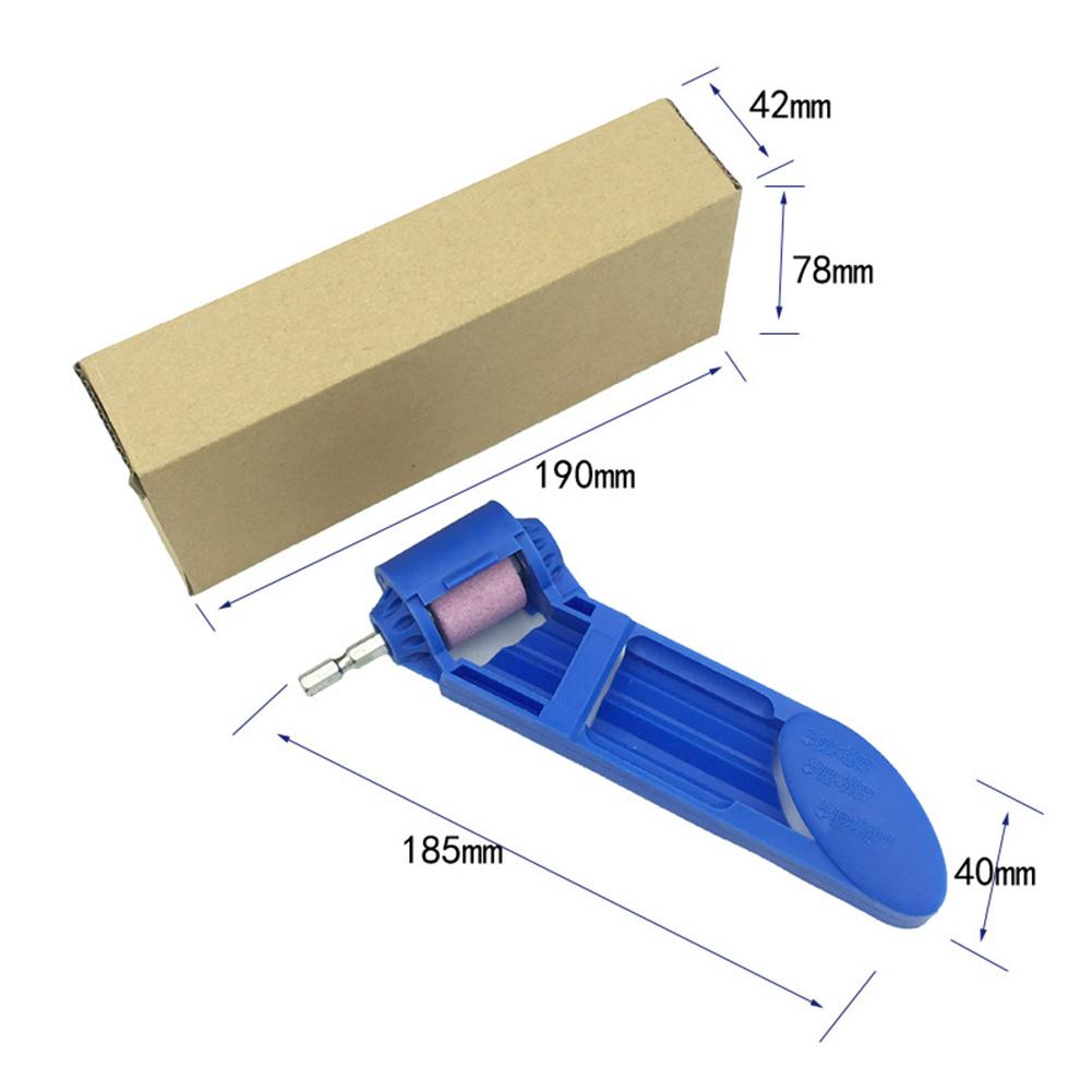 2-12.5mm boorbits slijper korund slijpschijf draagbare elektrische gereedschapsset schuurmachine elektrisch gereedschap: Blauw