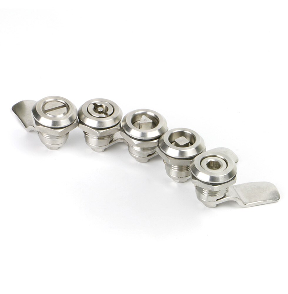 1set 22mm installation Power distribution cabinet lock panel lock 304 stainless steel lock, cam cabinet lock,, tin box,