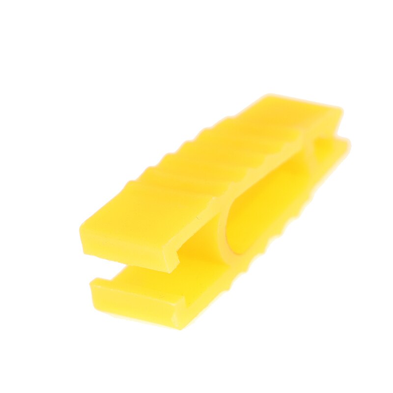 10Pcs Micro Auto Zekering Puller Clip Geel Plastic Tang Pincet Installatie Tool Auto Auto Zekering Clip Tool Extractor
