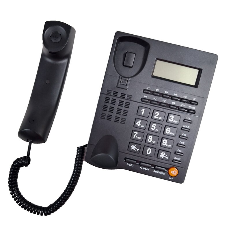 Good KX-L019 Telefone Landline Phone Caller ID Corded Telephone Desktop Telephone for Home Office Hotel Restaurant