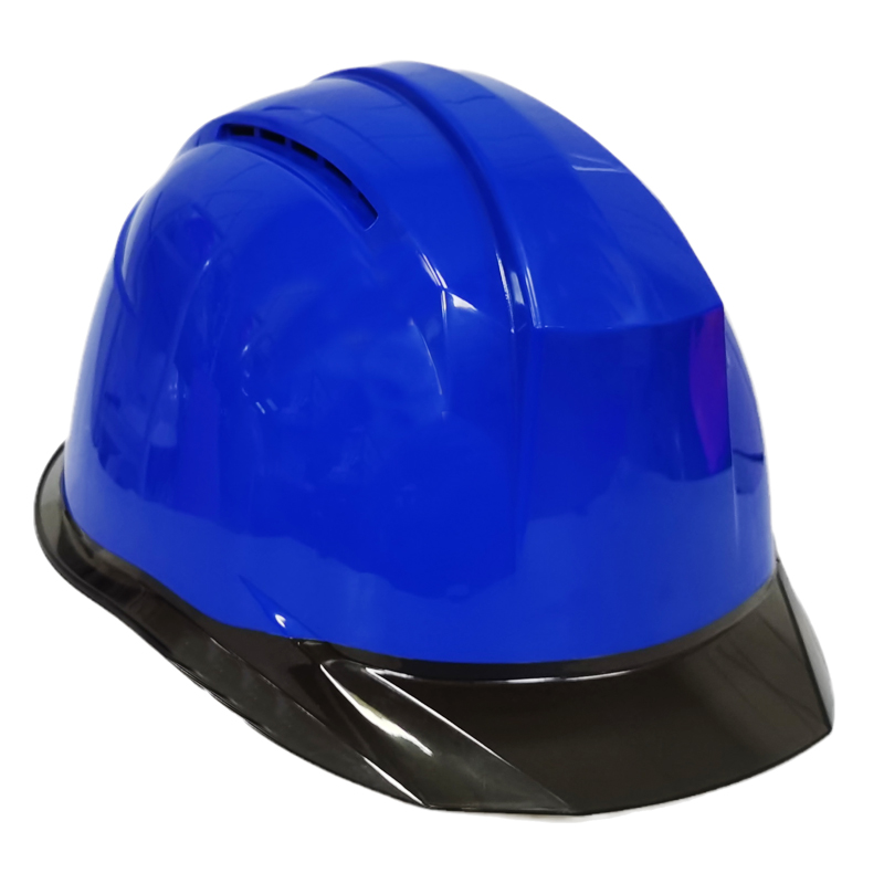 Construction Hard Hat Factory Industry Traffic Road Working Protective Helmets Work Cap Safety Head Hat: Blue A