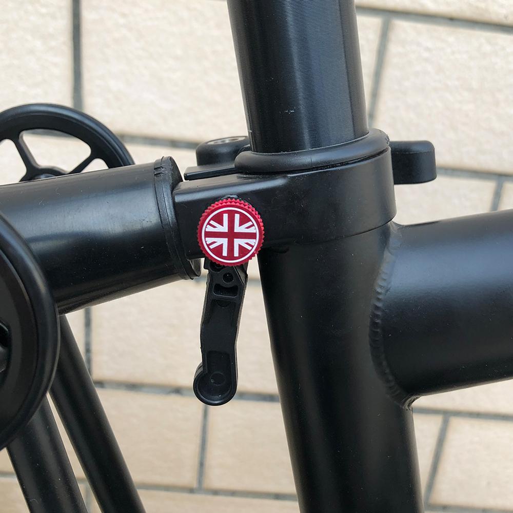 Twtopse britisk flagmøtrik bolt til brompton cykel cykel sadelpind klemophæng bageste stød c bremsekaliber skruemøtrik 2g del