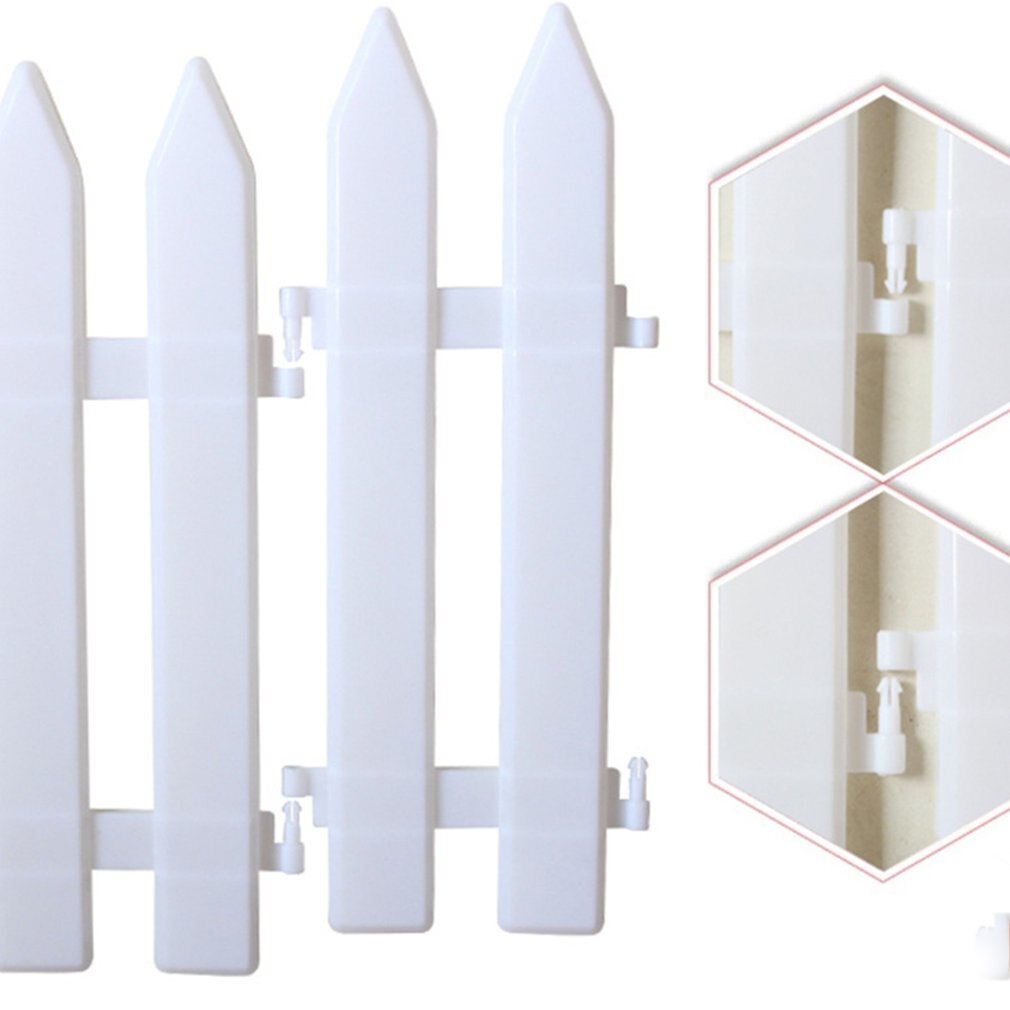 Kerst Decoratieve Hek Plastic Hotel Mode Kerstboom Hek 1 Pcs Platteland Mooie Plastic Hek: Default Title