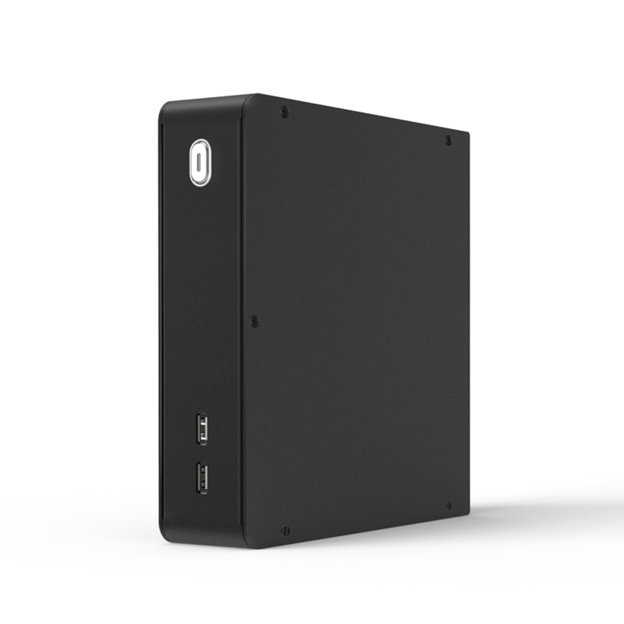 Mini ITX Case Thin Client Pc Aluminum Chassis 2*USB2.0 E.mini