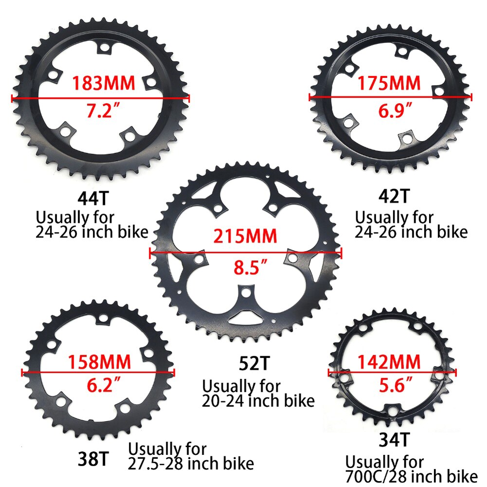 TSDZ2 Oval Narrow Wide Chainring MTB Mountain Bicycle 42T 34T 36T 38T Crown Crankset Single Tooth Plate Parts TSDZ2