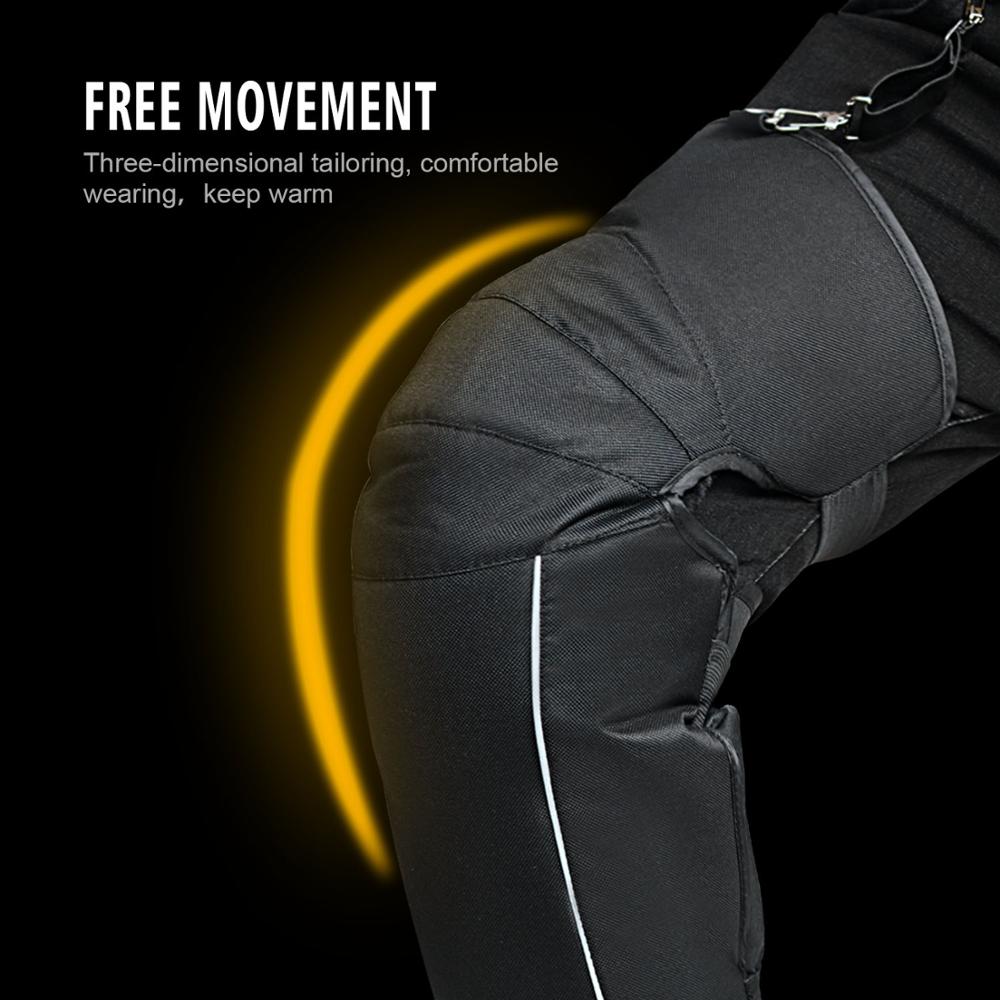 Motorcycle Protective Equipment Knee Pads Winter Wind and Cold Protection Thick Warm Motorbike Pads With Night Reflective Strip