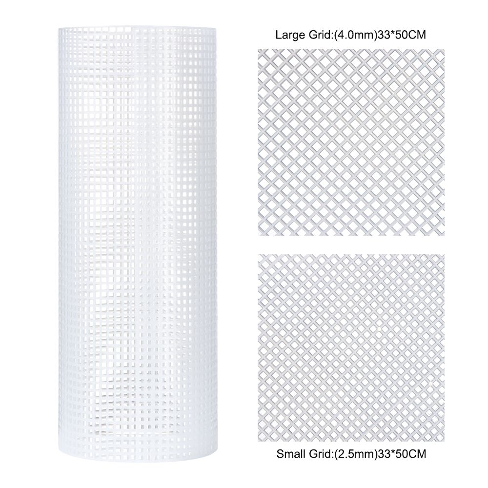 Grid Hook Crafts Handcraft DIY Craft Supplies Hook Bags Bag Rug Thread Hook Plastic Mesh Cloth