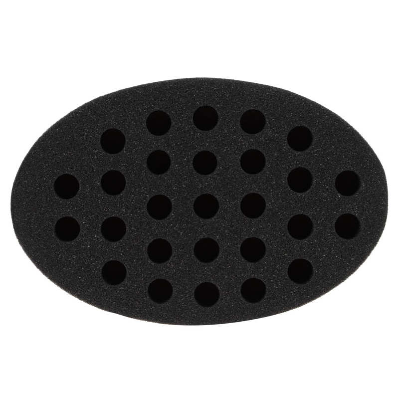 Afro Coil Comb Hair Sponge Soft Twist Hair Sponge Oval Double Sides Magic Twist Hair Brush Sponge for Men Women Hair Style Tool