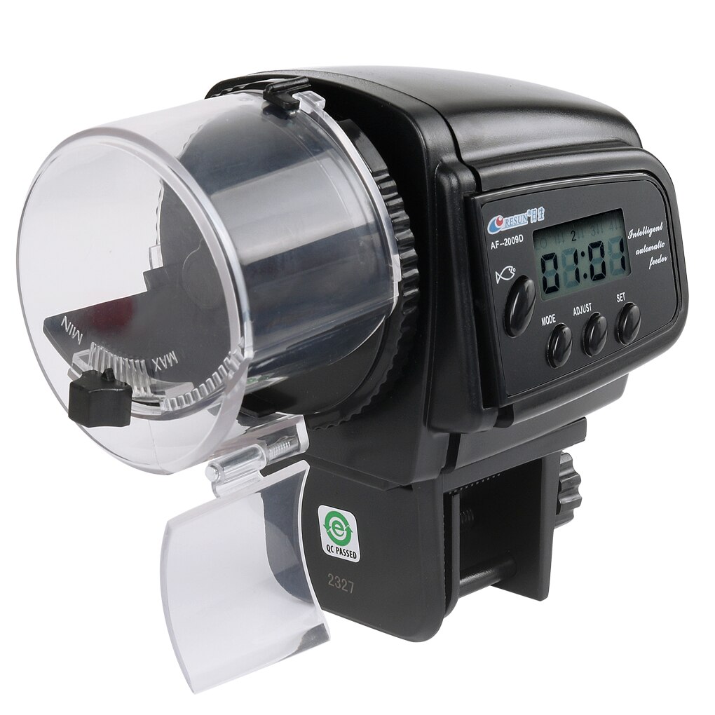 zeitgesteuert Automatische Fisch Zubringer Digital LCD Automatische Aquarium Panzer Auto Fischfutter Zubringer Timer Fisch Haustier Fütterung Spender: Ursprünglich Titel