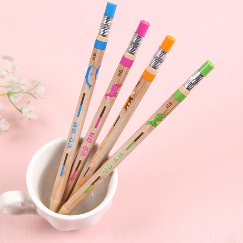 2.0mm Mechanical Wooden Pencil With 2B Refill Pencil Lapices Lead por Mayor Automatic Pencil Refills Pencil Add Refill