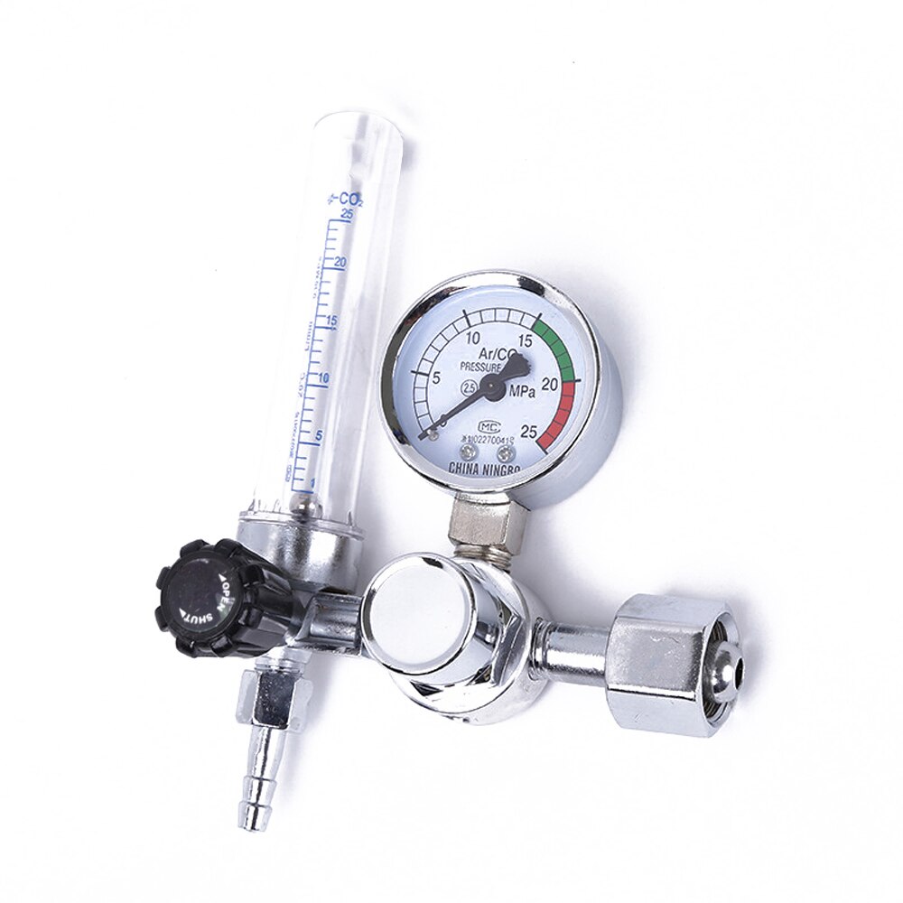 Argon Regulator 0-25Mpa Argon Regulator CO2 Mig Tig Flow Meter Gas Regulators Flowmeter Welding Weld Gauge Pressure Reducer