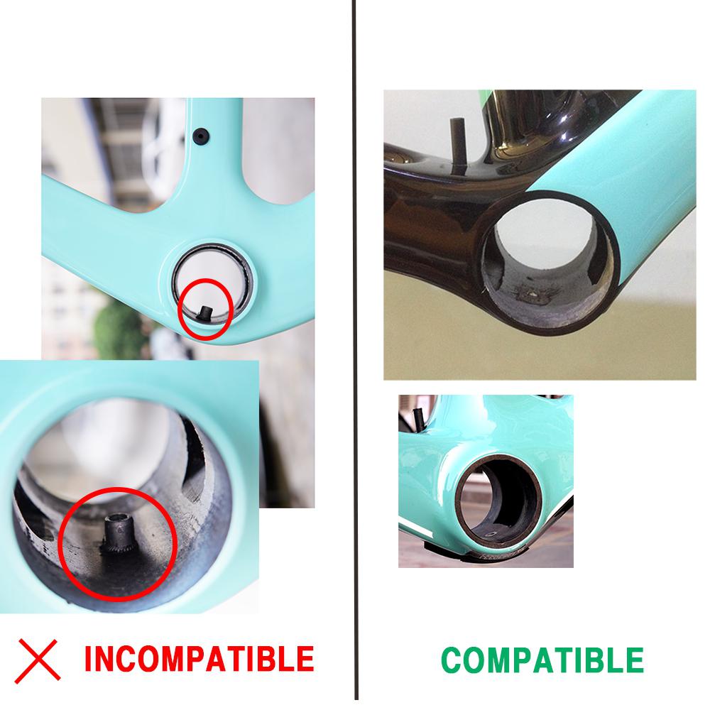 BB30sh BB30 Mean Axle Screw - in Shaft Bicycle Fit Bottom Brackets Axle For MTB Road Bike Parts Exchange to Shimano GXP Crankset