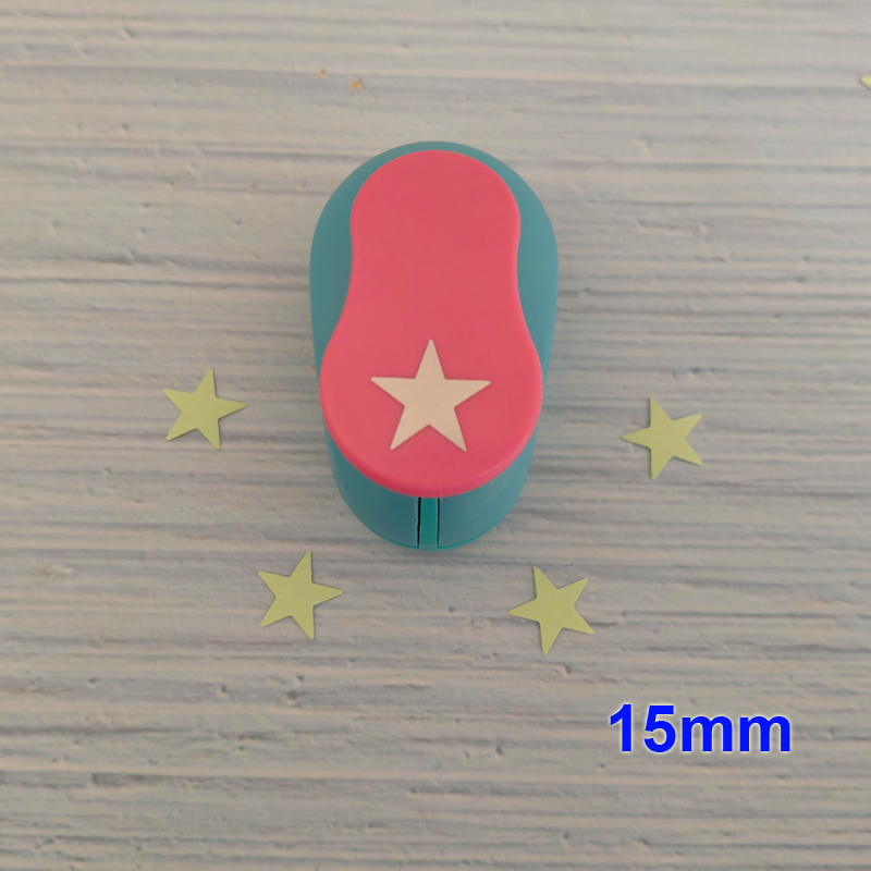 1pc 3" 2" 1.5" 1" Star Shape Craft Hole Punch Paper Cutter Scrapbooking School Puncher EVA Embossing Tool: Dark Grey