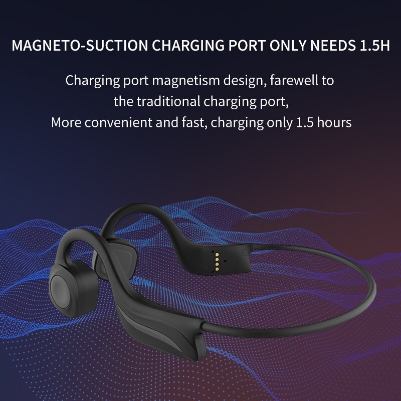 Ddj  b20 bluetooth hoofdtelefoon bone conduction zwemmen waterdicht stereo met microfoon lange standby geschikt voor xiaomi huawei