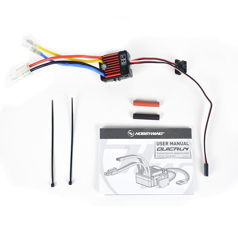 RC Auto Original Hobbywing QuicRun WP-1060 1060 60A Wasserdichte Gebürstet Elektronische Geschwindigkeit Regler ESC 6V/3A Für 1:10 Raupe Auto: Ursprünglich Titel