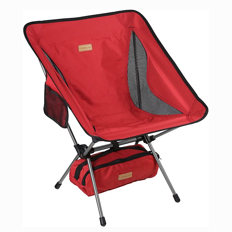 Høj belastning strand vandring picnic sæde fiskeredskaber stol folde camping stol aluminiumslegering rejse ultralet bærbar taburet: Default Title