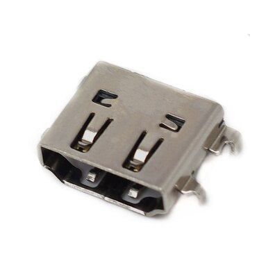 Sink plate HDMI female socket Sink plate pin HDMI socket DIP all copper Two rows of sink plate pins