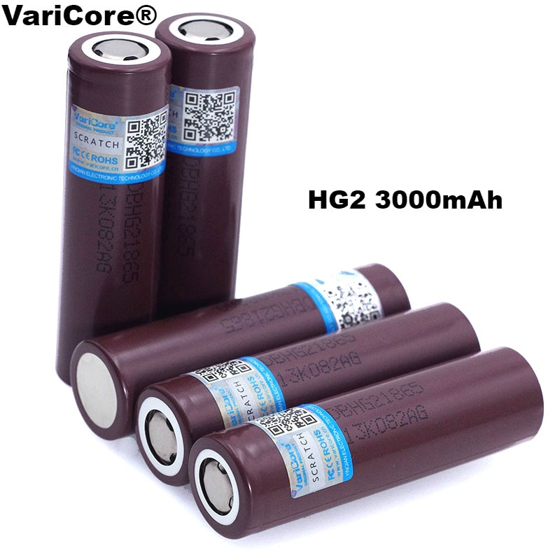 VariCore Voor Originele HG2 18650 3000 mAh batterij 18650HG2 3.6 V ontlading 20A gewijd Power batterij