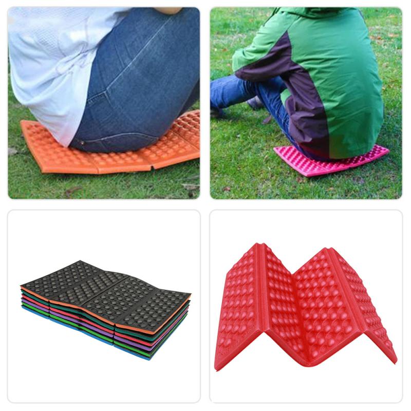 1Pc Foldable Folding Outdoor Camping Mat XPE Waterproof Seat Foam Pad Chair Picnic Moisture-proof Mattress Beach Mat Pad