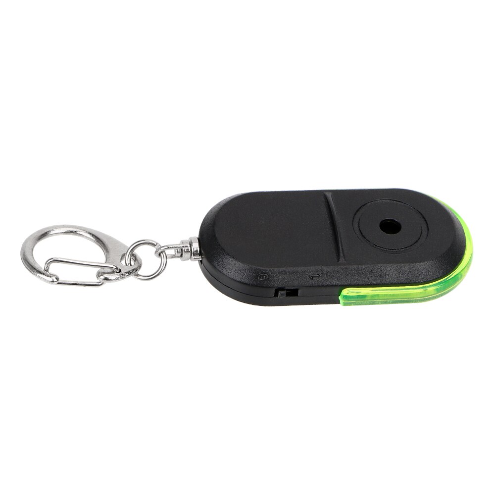 FORAUTO Key Finder Car Keyring Anti-lost Device with LED Flash Light Wireless Whistle Sound Induction Key Locator Car Styling: Green