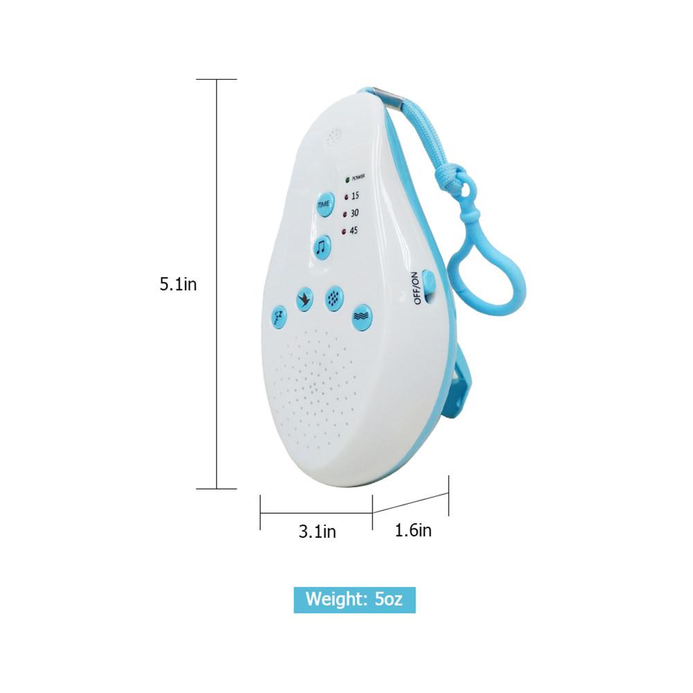 Bebis sömn vit maskin brus ljudmaskin för att sova bebis spela in röstsensor sova automatisk avstängningstimer för