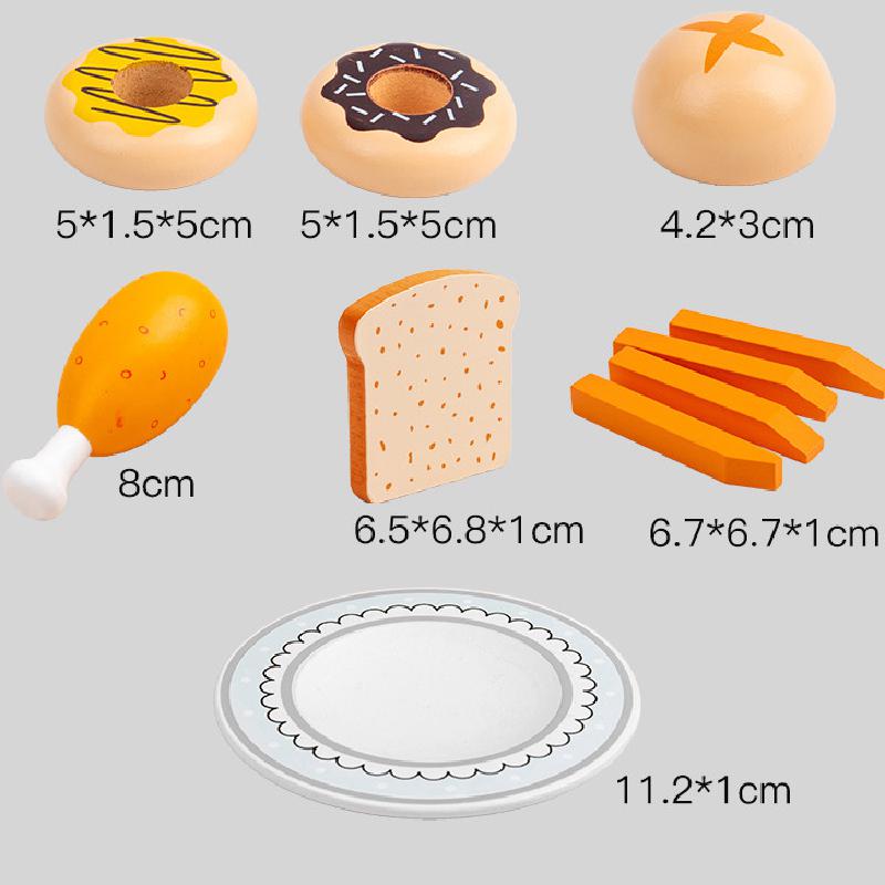 Nowe dziecko drewniane udawaj zagraj zestawy symulacja tostery maszyna robić chleba ekspres robić kawy mikser zestaw robić pieczenia gra mikser kuchnia rola zabawki