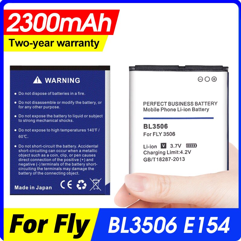 2300 Mah BL3506 Li-Ion Telefoon Batterij Voor Fly E154 Batterij