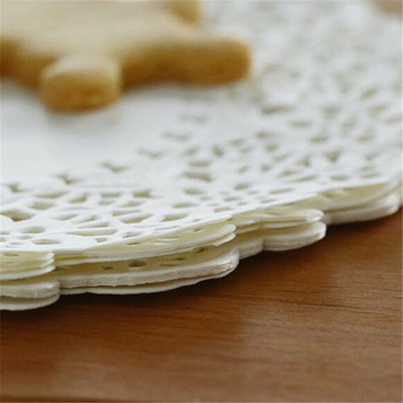 BaiJ Papieren tafelkleedjes, 100 wit, rond, kant, taartpapier, onderzetter, taartpapier, onderzetter, deksels, taartverpakking, papieren pad voor bruiloften, verjaardagsfeesten, serviesdecoratie, 100 cm BaiJ Papieren tafelkleedjes, 100 wit, rond, kant, taartpapier, onderzetter, taartpapier, onderzetter, deksels, taartverpakking, papieren pad voor bruiloften, verjaardagsfeesten, serviesdecoratie, 100 cm
